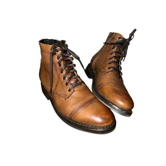 Thursday Boot Company Major Leather Zipper Boots Men's Size 9.5 - Picture 1 of 12